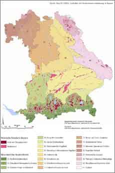 Verbreitung von Mooren in Bayern um 1900 (für Vergrößerung klicken - 55 KB!)